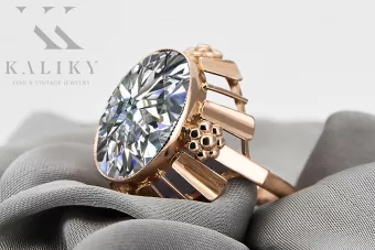 Original Vintage 14K Rose Gold Zircon Ring Vintage craft vrc043r